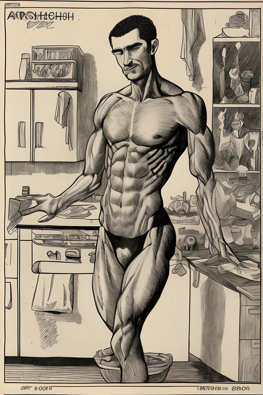 Comic, body part, arsch, Sprechender Arschloch, , After, Karikaturen