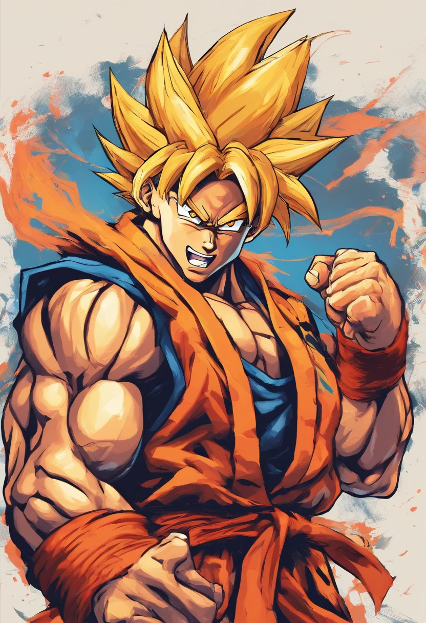 goku como skin do street fighter