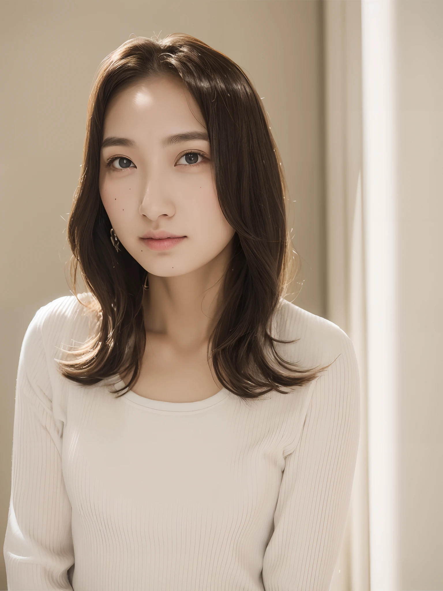 Studio White Walls、A little girl strikes a grown-up pose