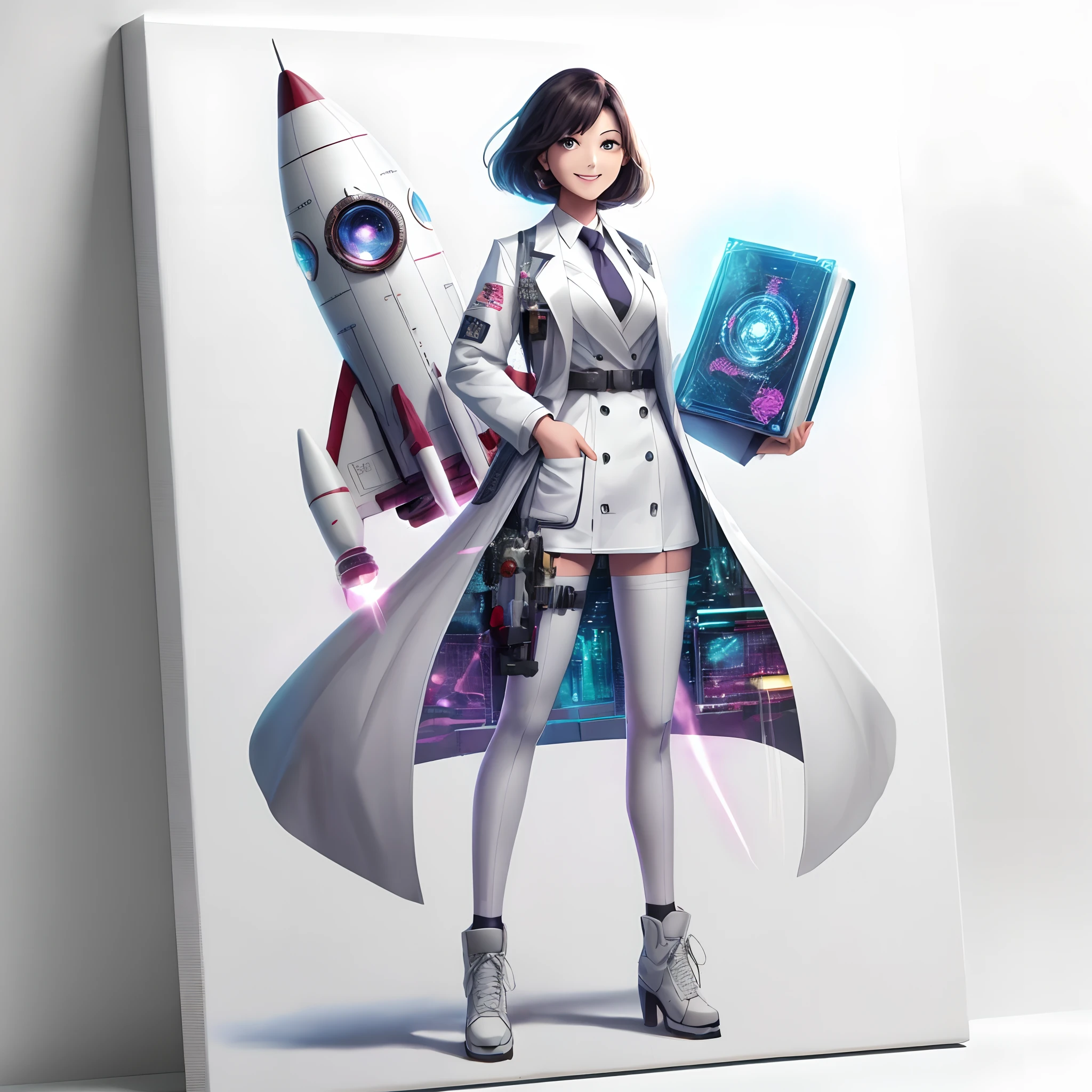 Strong will、Exquisite and keen eye、Beautuful Women、26 year old、Cartoonish smile