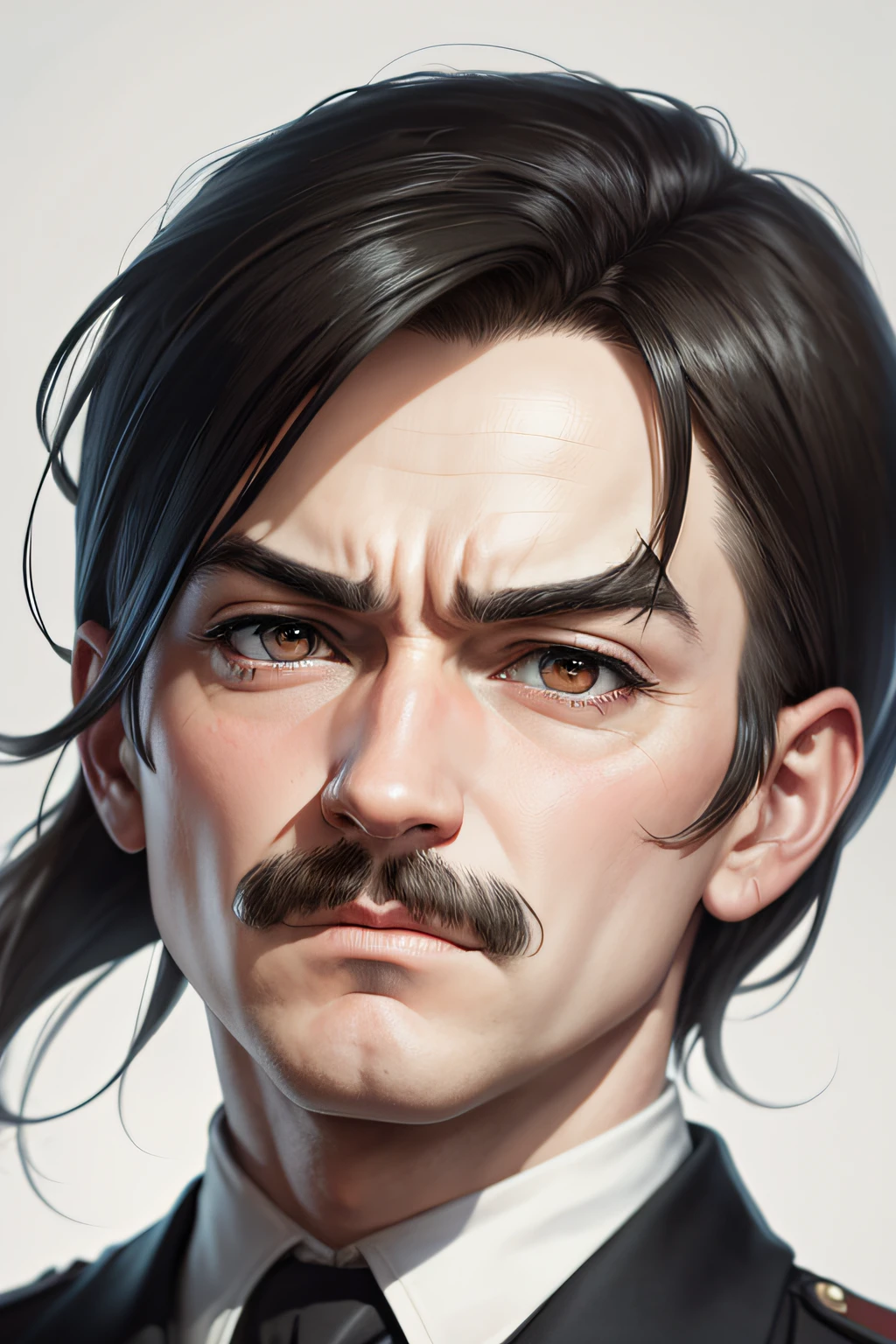 make Hitler anime version