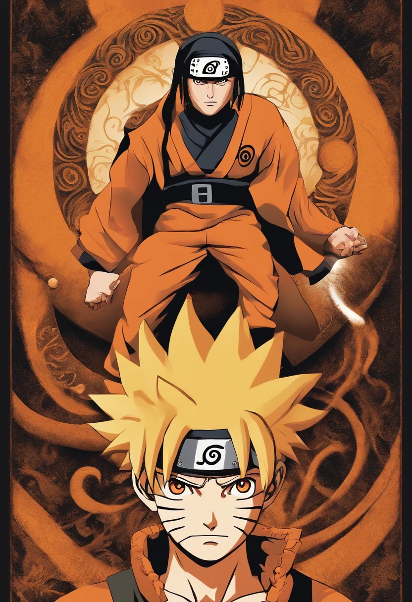 "Create a breathtaking movie poster inspired by Masashi Kishimoto's Naruto, showcasing the legendary Naruto Uzumaki in all his glory."