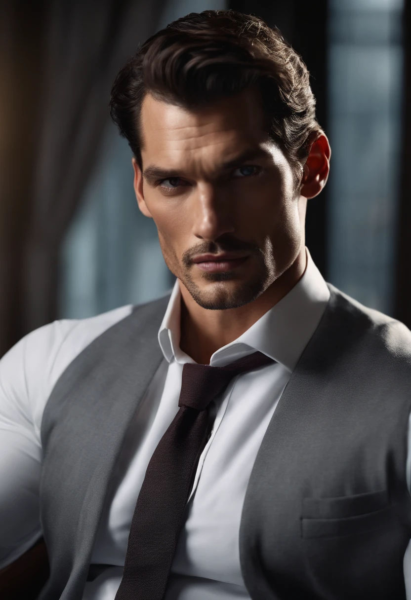 David Gandy lookalike, Henry Cavill lookalike, ((Top Quality, Masterpiece: 2), fit, lying down, hairy chest::1.7, crew cut, top view (Male focus), armpit, male, male, rough, raised, sexy, correct anatomy::, Best quality, realistic, realistic, award winning illustration, (highly detailed face and skin texture), (full body), (complicated detail: 1.2), (fine detail), (complicated detail), (cinematic lights, best quality backlight), sharp lines, focus sharp, official art, unity 8k wallpaper, absurd, unbelievably absurd, huge file size, ultra-, fantasy art, RTX,((Closing photo-up by award-Winning studio)), , (shut up), , perfect hands, beautiful detailed eyes, Perfect Face