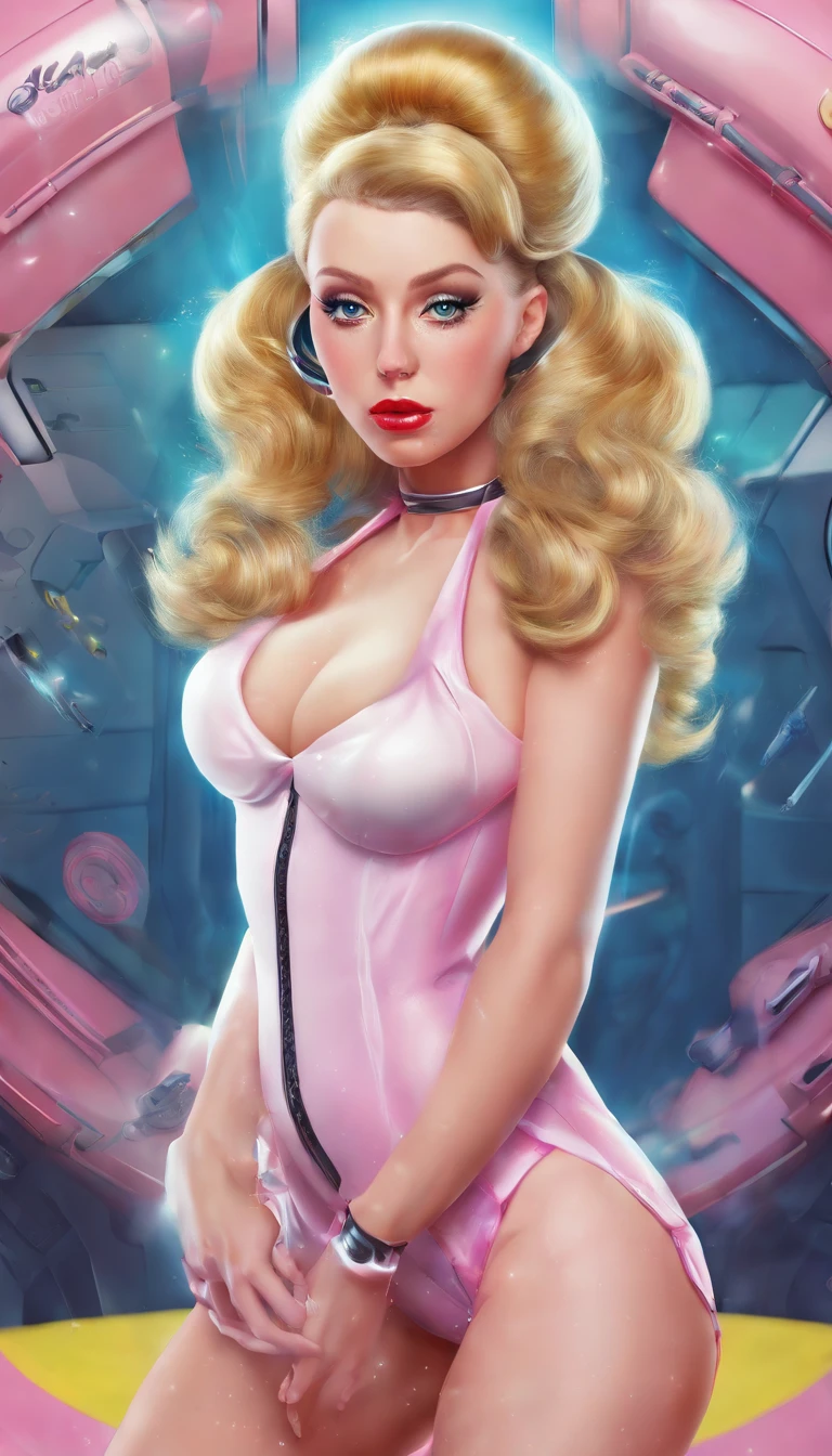 (best quality,4k,8k,highres,masterpiece:1.2),ultra-detailed,(realistic,photorealistic,photo-realistic:1.37),beautiful expressive eyes,long eyelashes,beautiful detailed lips,detailed hair and face,(She looks as if she is about to cry.),clean and flawless skin,(Very large breasts, big tits, oversized tits),Short hair,(Earrings, maid uniform),