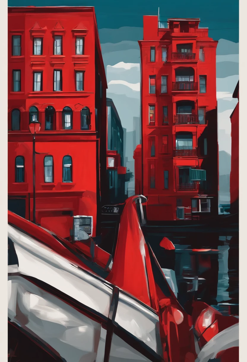 painting the town red