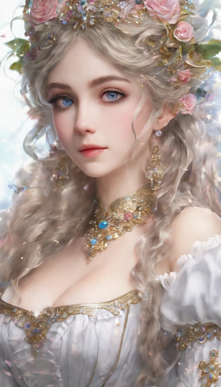 (best quality,4k,8k,highres,masterpiece:1.2),ultra-detailed,(realistic,photorealistic,photo-realistic:1.37),beautiful expressive eyes,long eyelashes,beautiful detailed lips,detailed hair and face,(She looks as if she is about to cry.),clean and flawless skin,(Very large breasts, big tits, oversized tits),Short hair,(Earrings, maid uniform),