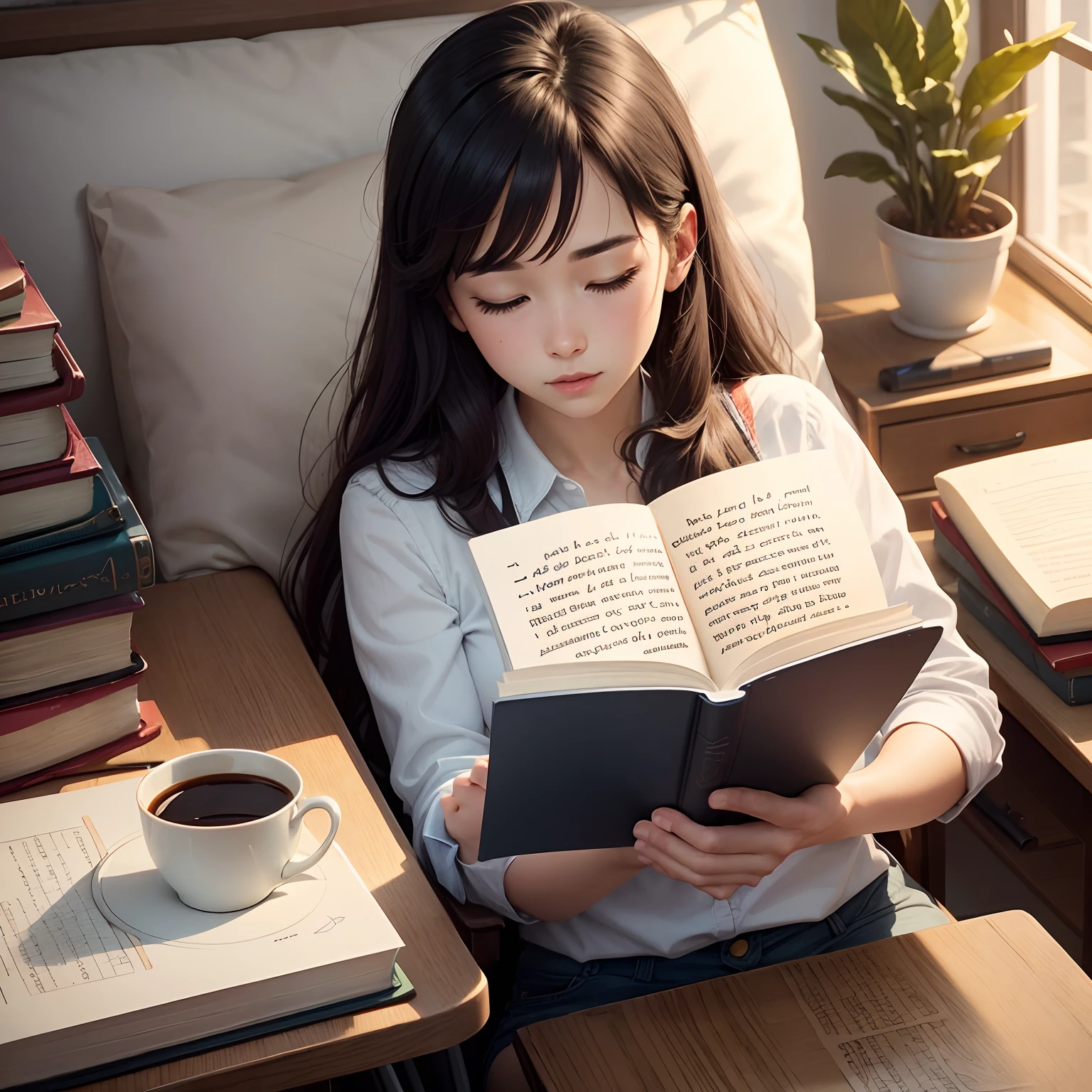 Draw a book with the title Tips for your partner to remember me
