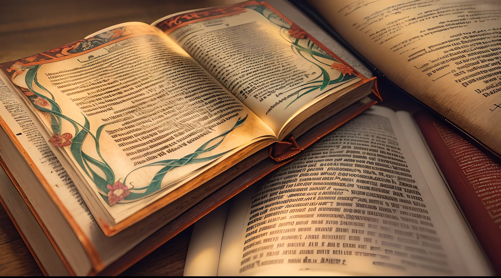 Closeup de um livro de bruxaria, SACRED BIBLE, realista, realista, simbolo wicca, Velas