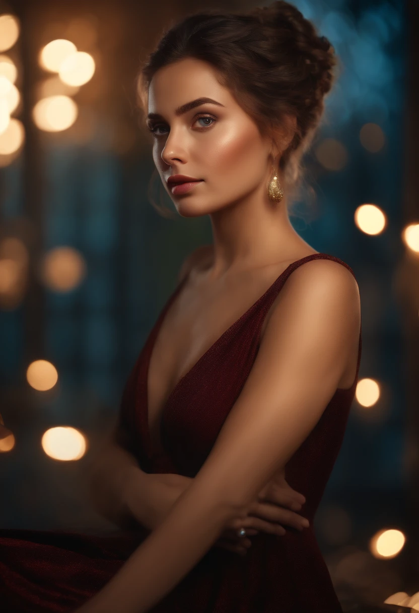 (8k, RAW photo, best quality, masterpiece:1.2),(realistic, photo-realistic:1.37), ((best quality)), ultra high res,extremely detailed CG unity 8k wallpaper, physically-based rendering,cinematic lighting,full body, (bokeh:1.4), (((1girl))), (oval face),close face