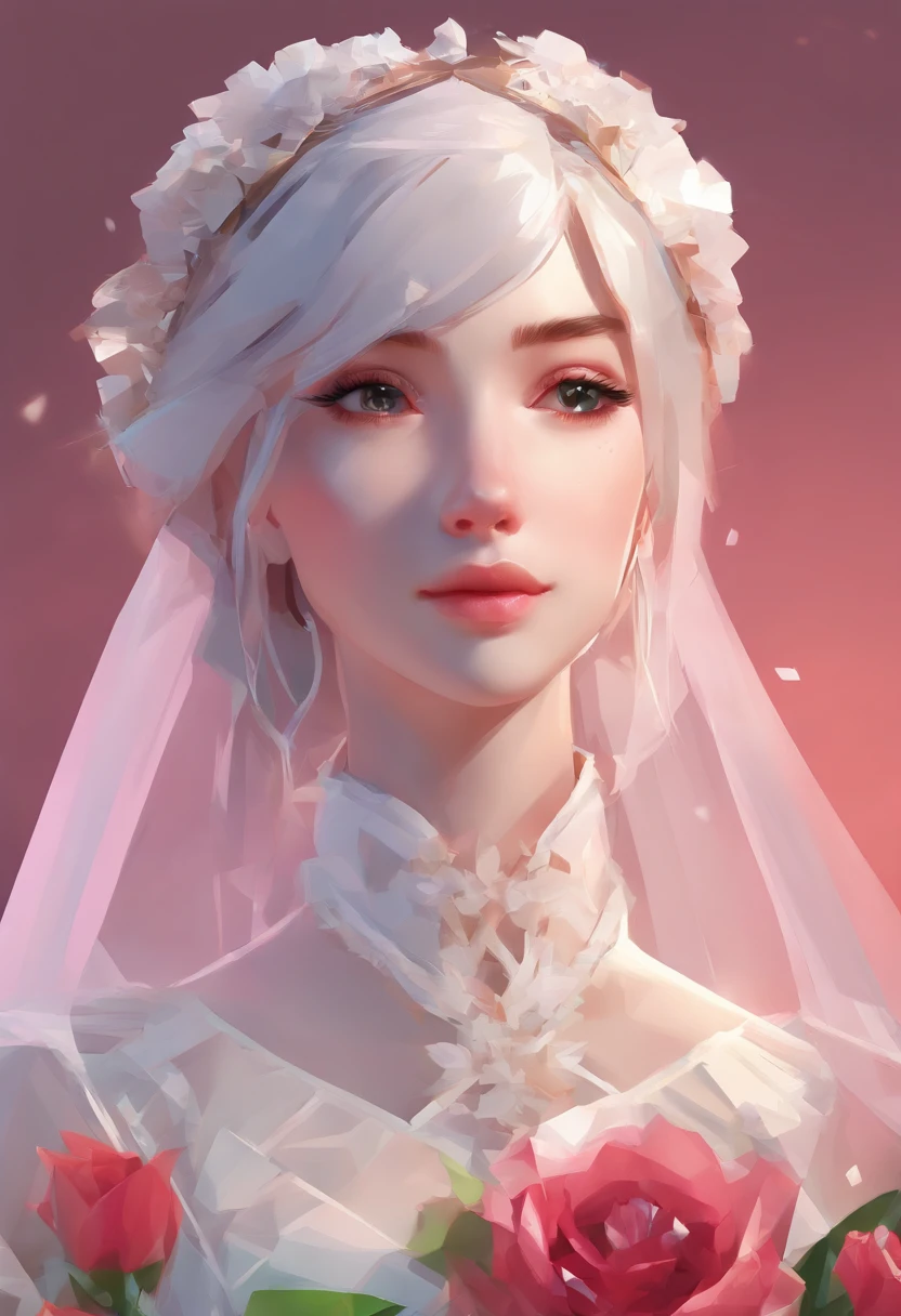 (best quality,4k,8k,highres,masterpiece:1.2),ultra-detailed,realistic:1.37,beautiful detailed eyes,beautiful detailed lips,extremely detailed eyes and face,longeyelashes,1girl,sonicedges_rias_gremory,portrait,wedding dress,church,bridal veil,wedding,bouquet,artistic lighting,vivid colors