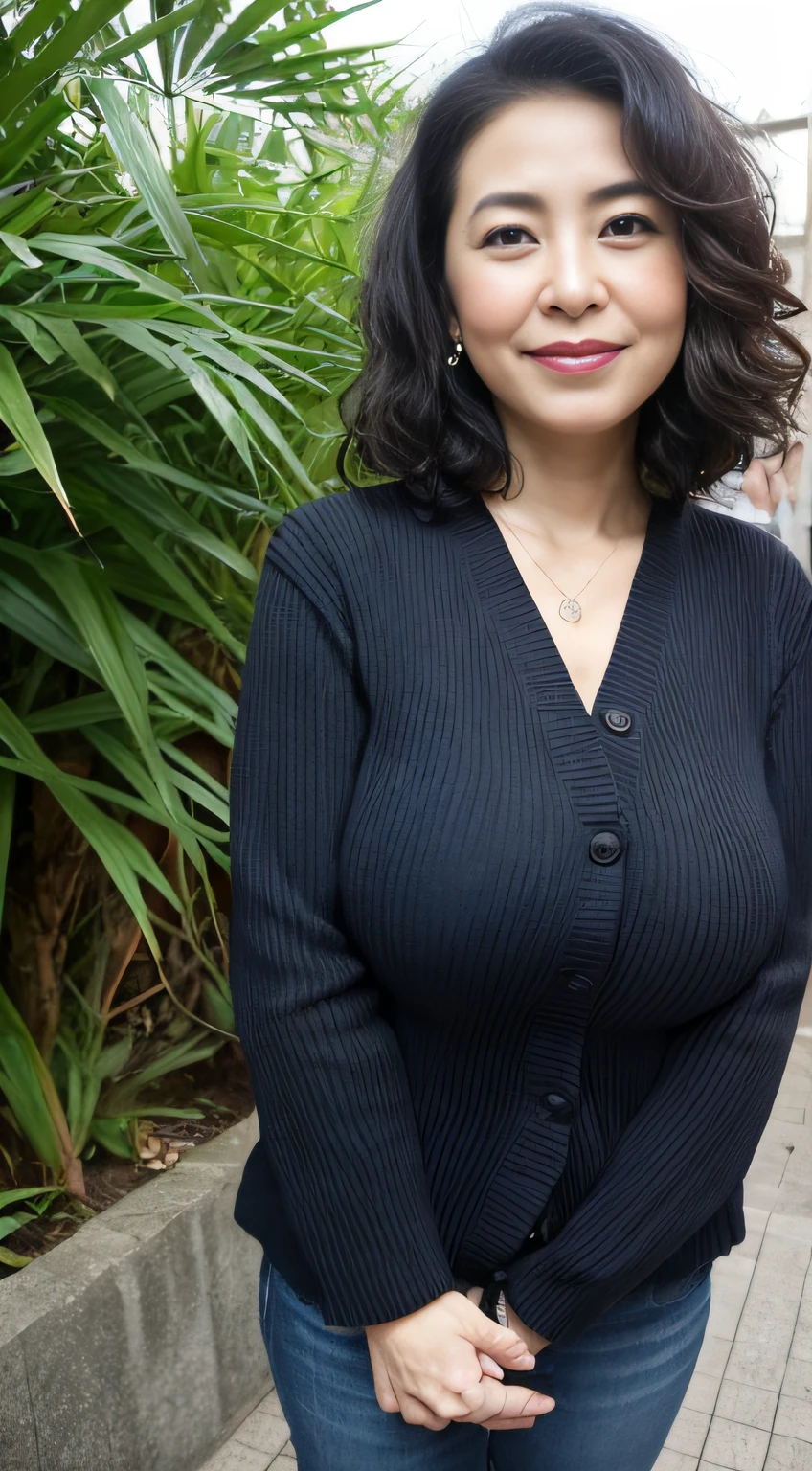 1girl in, 50 yo, from israel very pretty sexy well-groomed woman big breasts jumbo short hair sexy pose fat body glamur perfect breast hair black plus sizebody black tight sweater
