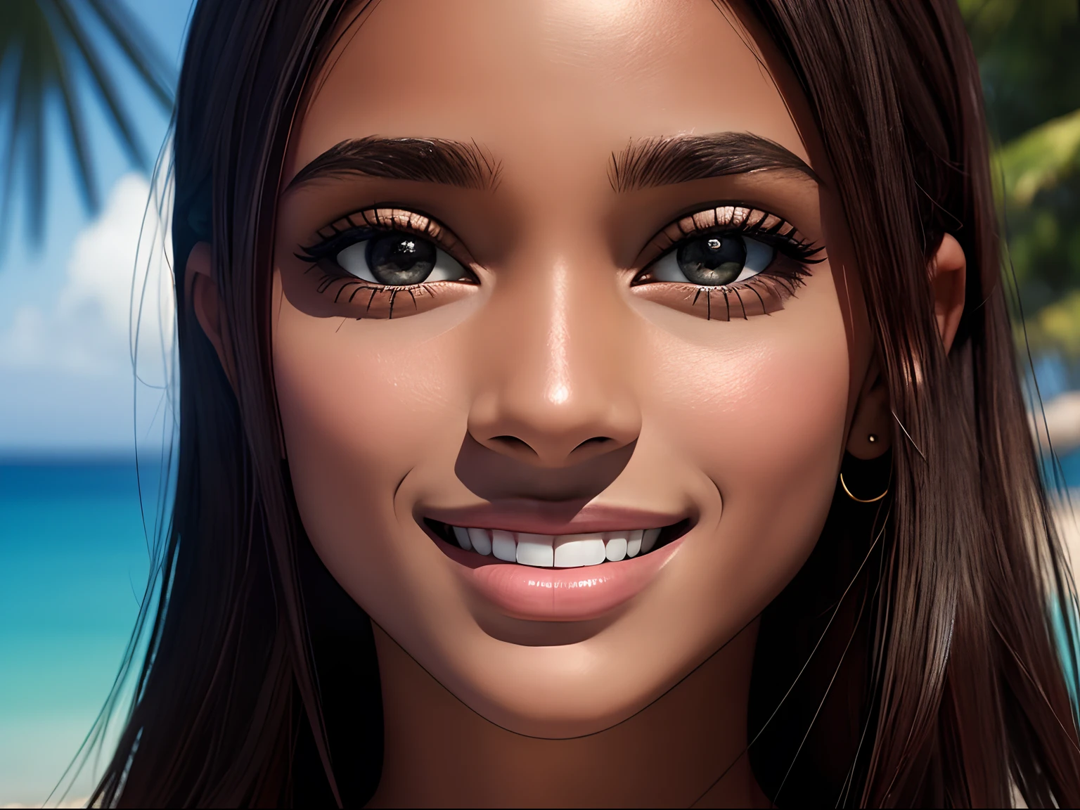 mulher bonita negra, muito detalhado, 28 anos, Rosto inocente, cabelos naturalmente ondulados, olhos castanho, alta resolução, obra-prima, melhor qulaity, Detalhes intrincados, muito detalhado, foco nítido, Pele detalhada, texturaa de pele realista, textura, Olhos detalhados, Profissional, 4k, sorriso encantador, tirada com Canon, 85 millimeters, Profundidade de campo leve, Cor Kodak Vision, Corpo perfeitamente ajustado, Extremamente detalhado, fotografia_\(Ultra\), fotoRealistisch, Realistisch, Post-processing, maximum details, Rugosidade, vida real, Ultrarrealista, fotografiarrealismo, fotografiagrafia, 8k UHD, fotografiagrafia,sorridente,foto frontal,vestido preto