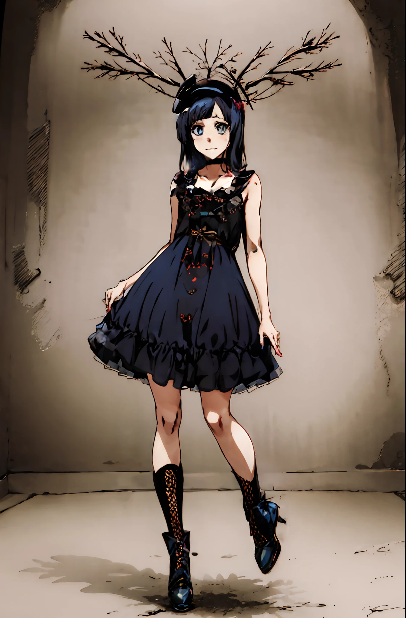 anime eyes, dark blue eyes