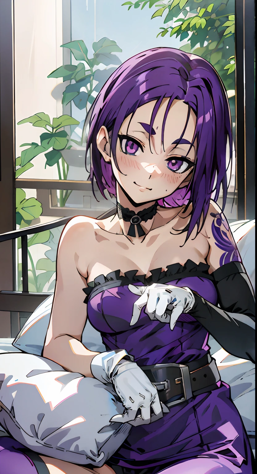 Hands in white gloves