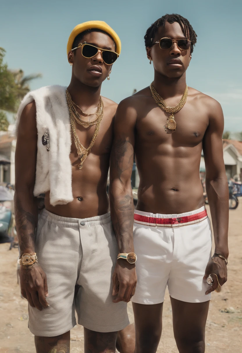 tyler the creator and asap rocky shirtless in underwear bulge
