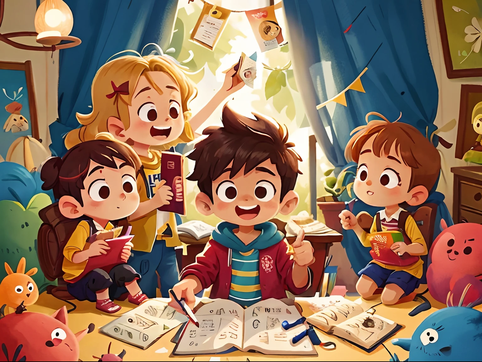 no recreio da escola, happy children, professor homem, jogar sacos de lixos, seus cabelos tingidos de pretos. The details of the frame are intricate, altamente restaurado para a textura da pele dos personagens, usando o estilo Surrealismo, Aprimoramento de cores Fujicolor, Tachi-e style blank space to create the atmosphere of the image, And the carefully depicted elements of the designed ensemble are wonderfully undulating. Modern 4K UHD HD picture quality creates light and shadow shifts in every detail, tornando-o uma obra-prima imersiva e envolvente.