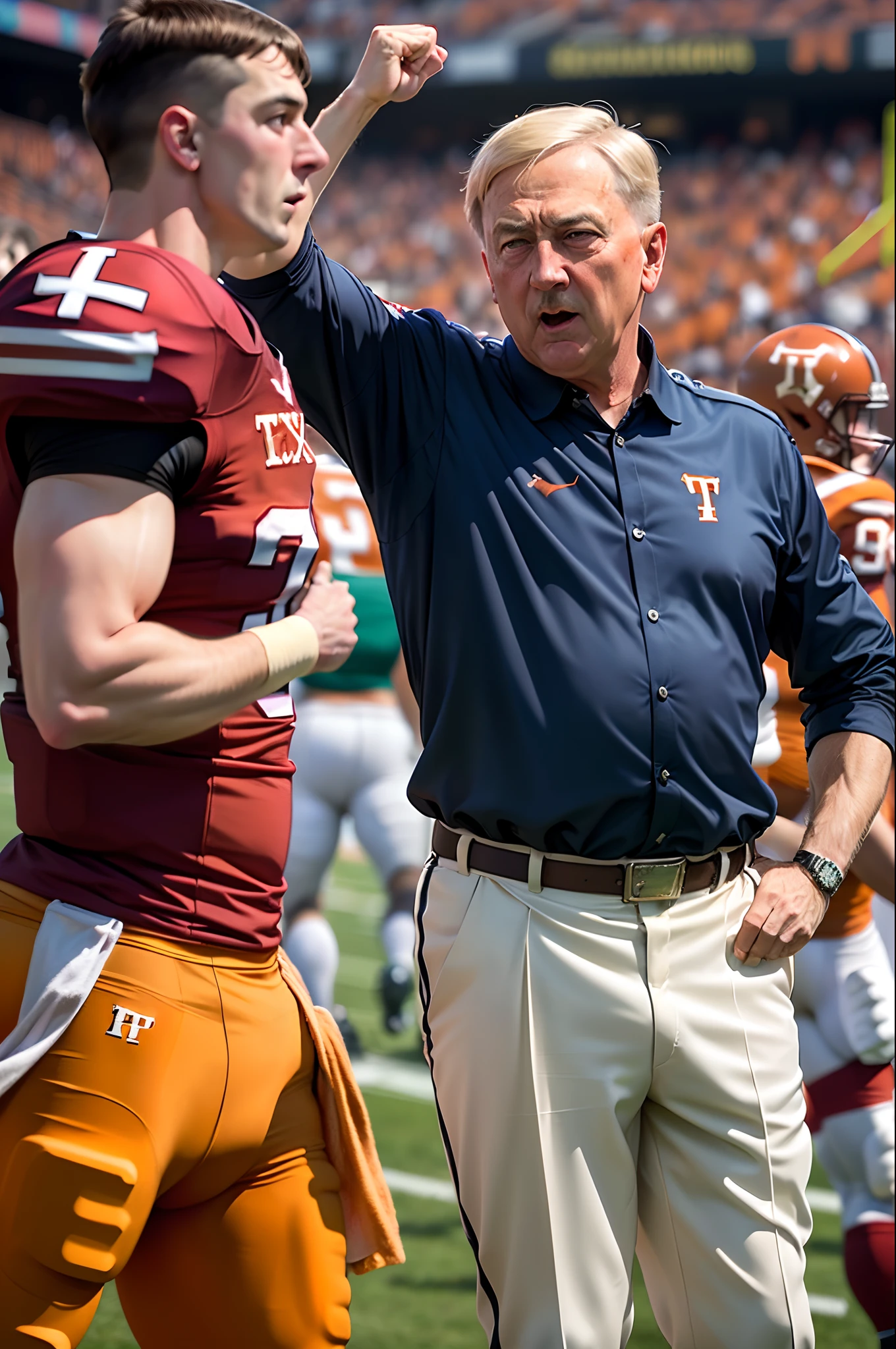 Hitler rooting for the texas longhorns football team