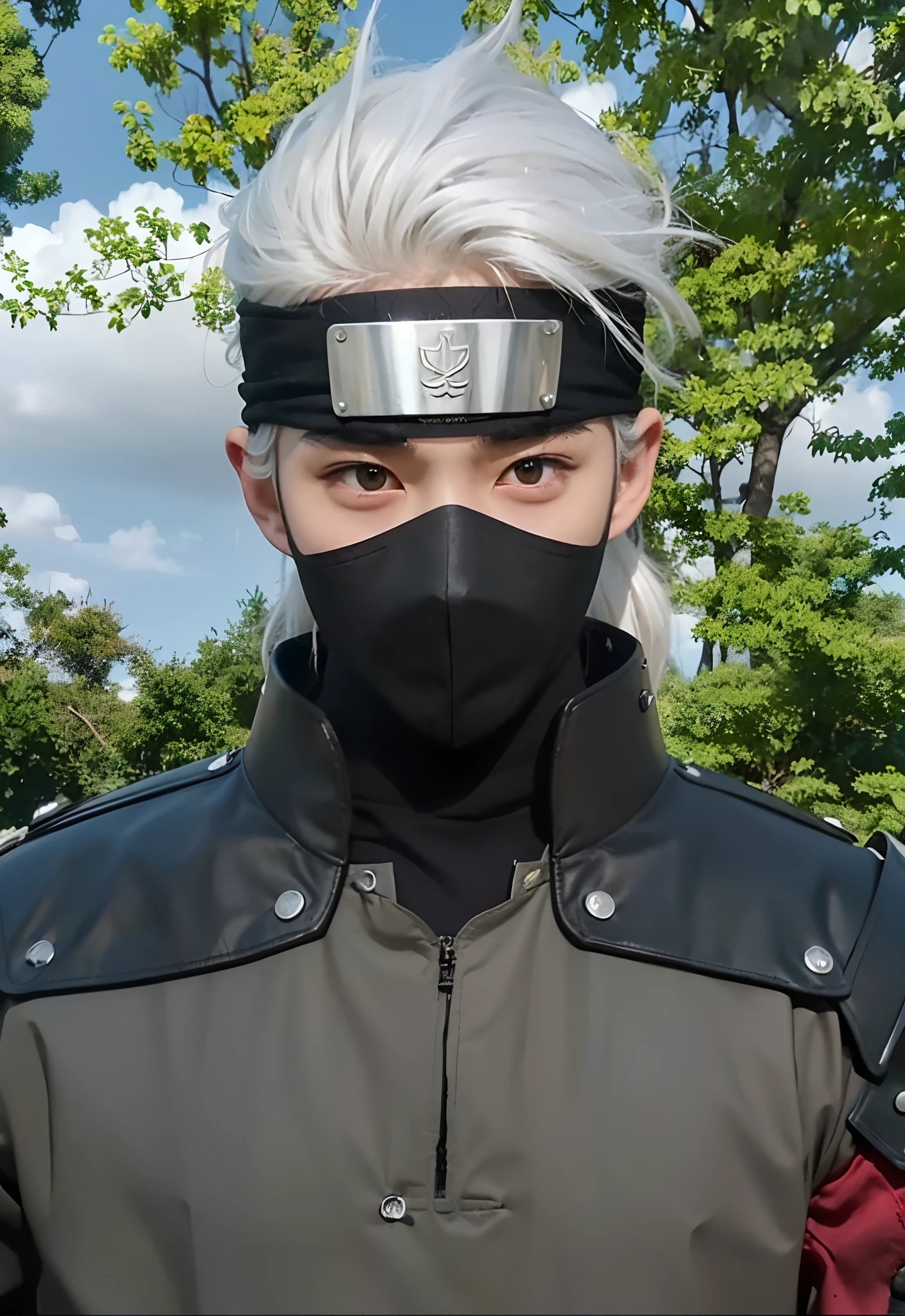 Kakashi in my
hero academia style