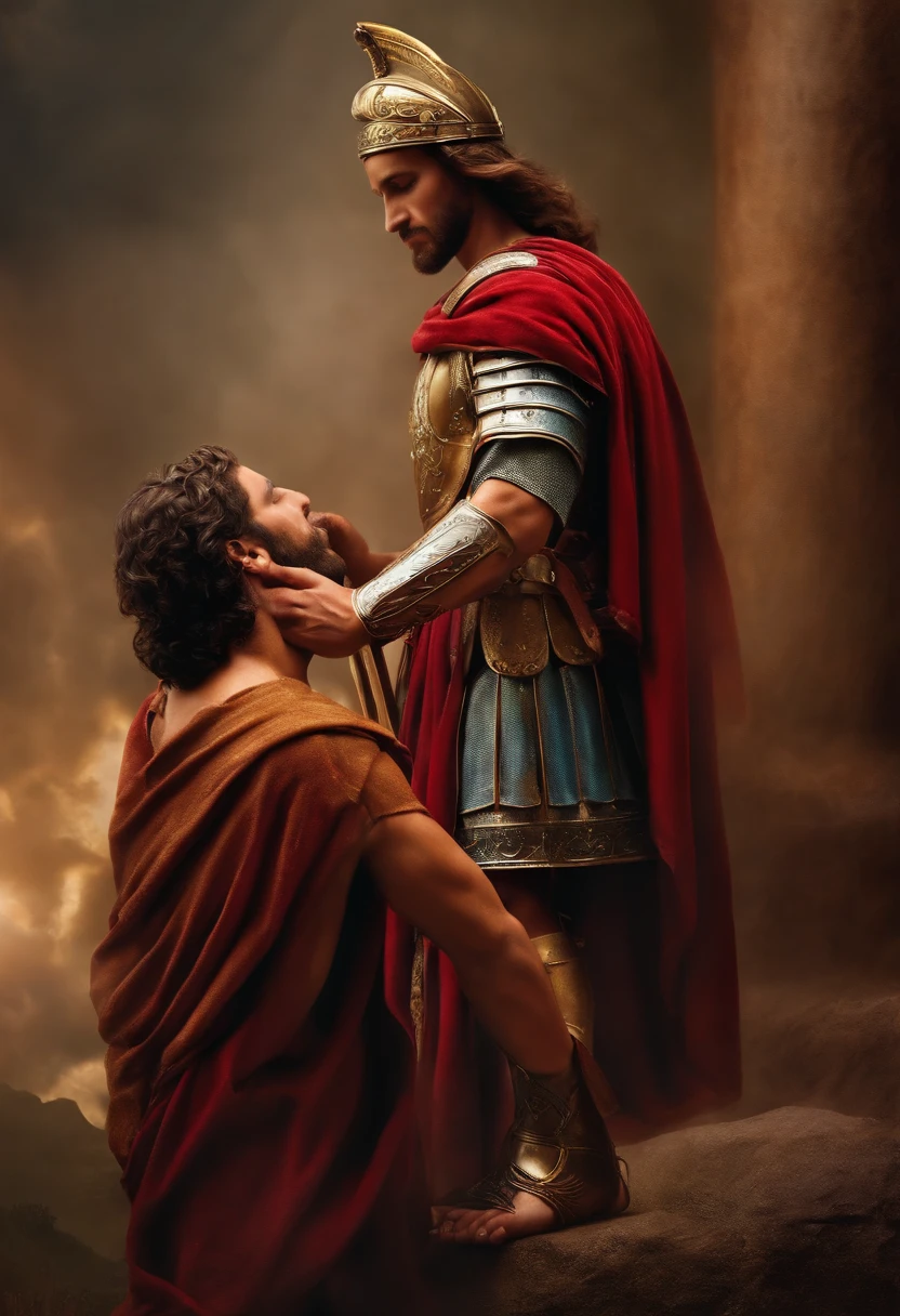 roman soldier with jesus