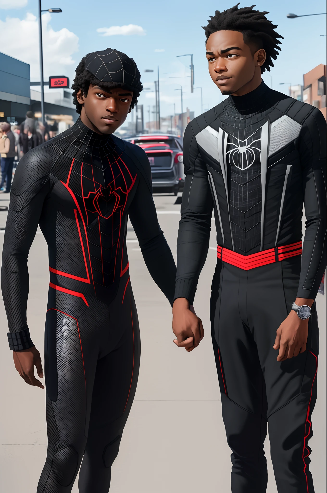 Miles Morales and Peter griffin