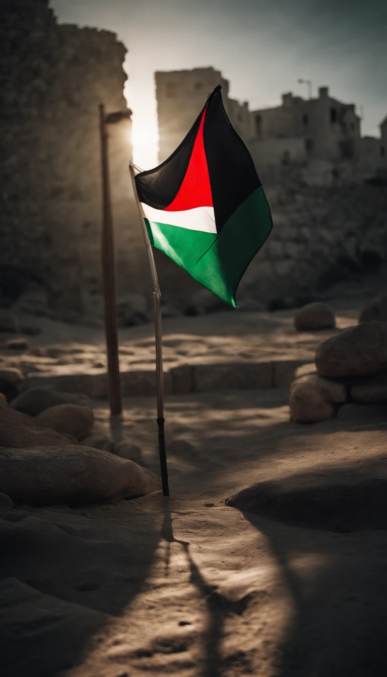 Authentic Palestinian flag