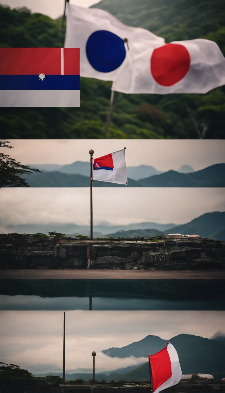 Flag of Taiwan in its entirety