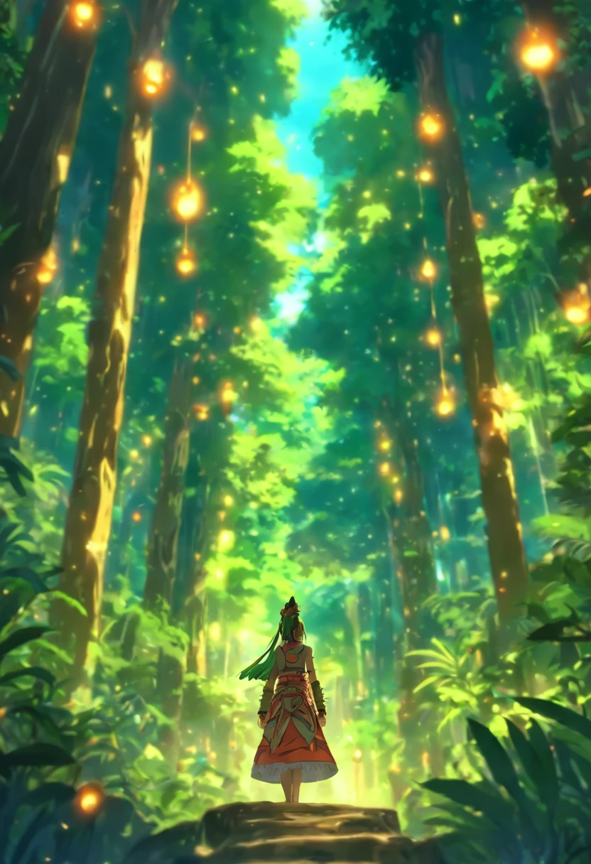 (((Amazon Forest))) best quality, very high resolution, detailed CG in 4K, masterpiece, amazonia brazil,indians,indigenous people,tribes, forest, aesthetics, beautiful image, centered on screen, full body