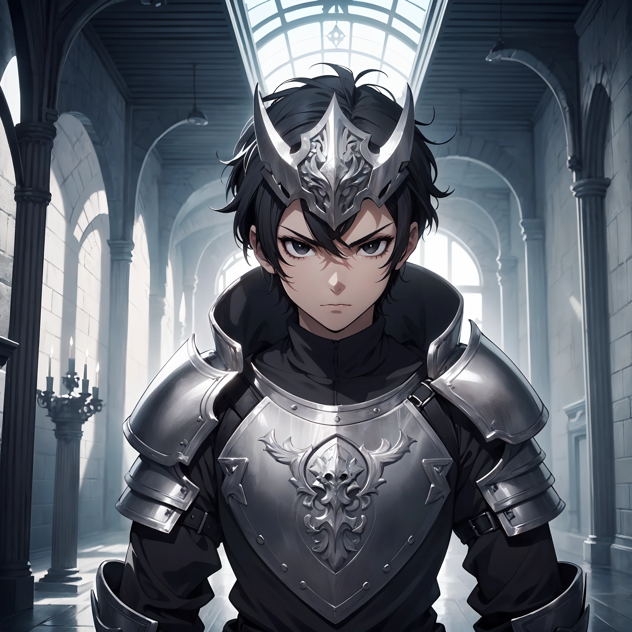 128K Ultra High Definition,
128K Ultra High Quality,
128K Ultra High Resolution,
Best Definition,
Best Quality,
Best Resolution,
Perfectly Detailed,
Perfectly Designed,
Extremely Detailed,
Extremely Designed,
Hyper Detailed,
Hyper Definition,
Hyper Quality,
Hyper Resolution,
Masterpiece,
(((Anime))),
Body Shot,
(((Boy))),
Handsome,
Muscular Body,
(((Black Short Hair))),
(((Black Eyes))),
(((Hyper Detailed & Perfectly Designed With Ultra High Quality Silver Assassin Armor))),
(((Inside Of Medieval Royal Palace Background Scenery))),