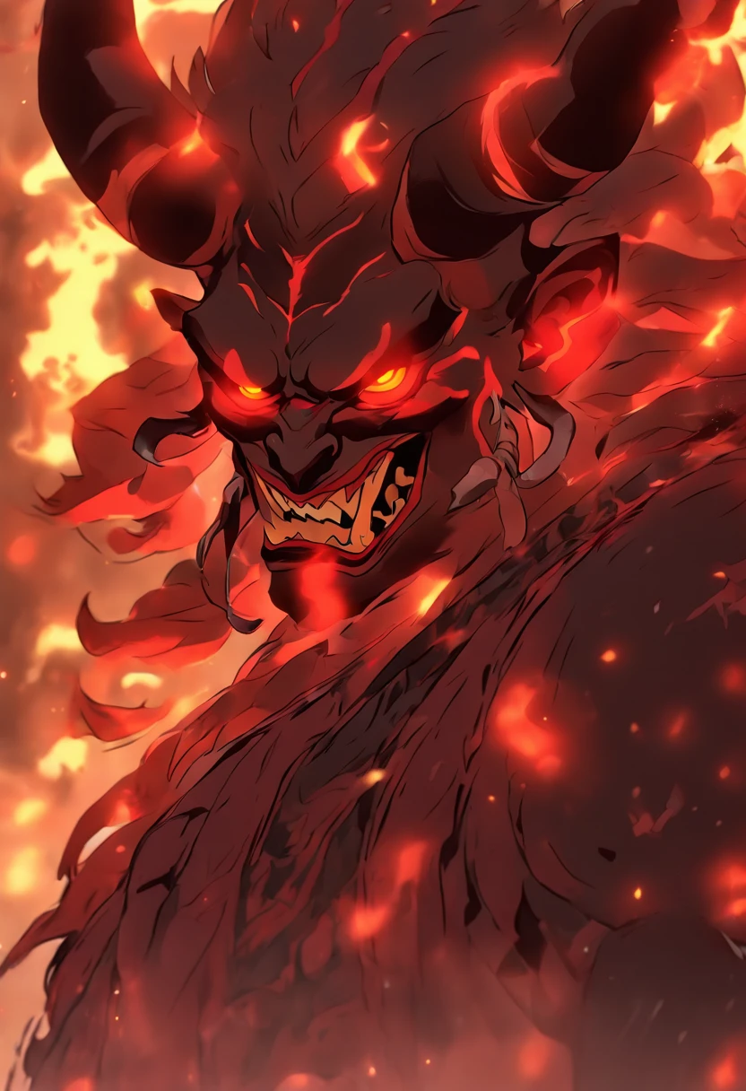 (((Hindu demon))) best quality, ultra-high resolution, 4K detailed CG, master piece, Raktabija,Hindu demon, Hindu mythology, Hindu, aesthetic, beautiful, screen-centered image