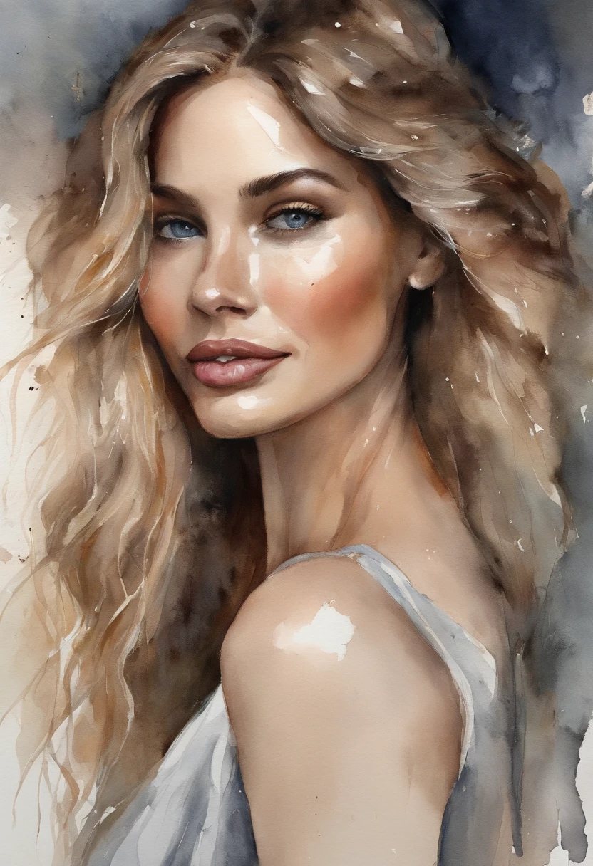 (obra-prima, mejor calidad),1chica joven sensual rubia con cabello claro sentada en un Ferrari rojo, la mano debajo de la barbilla, warm lighting, vestido corto, primer plano borroso