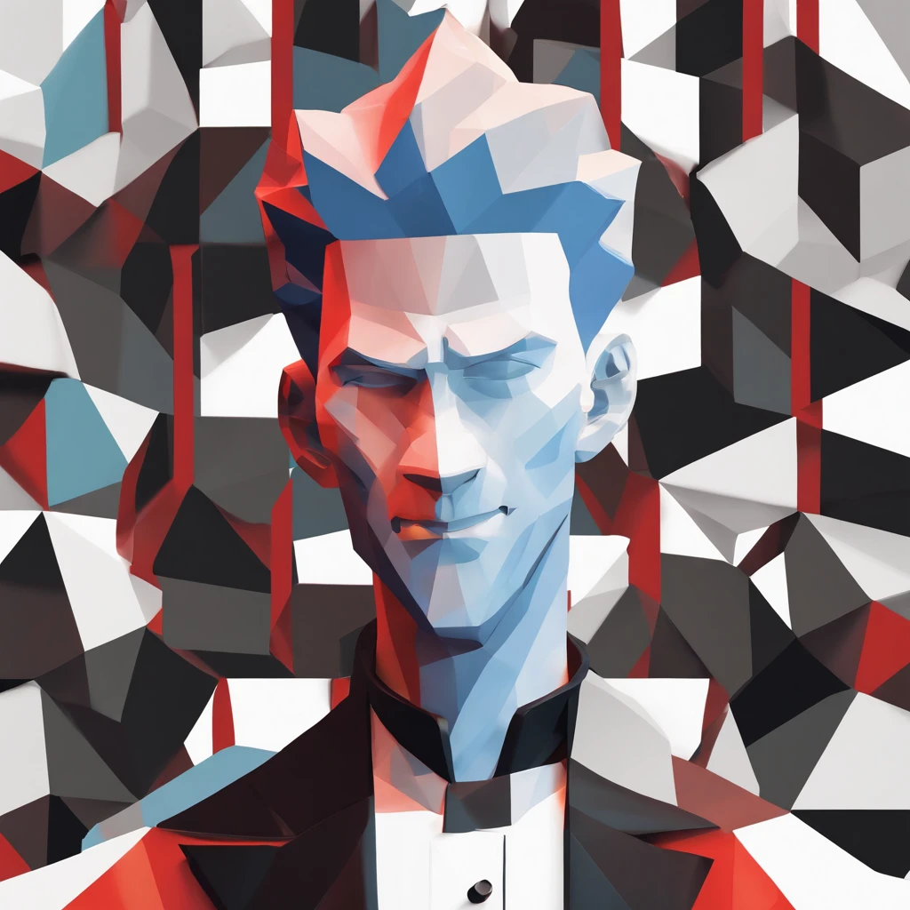 Jujutsu Kaisen Satoru Gojo in the style of Super Mario 64