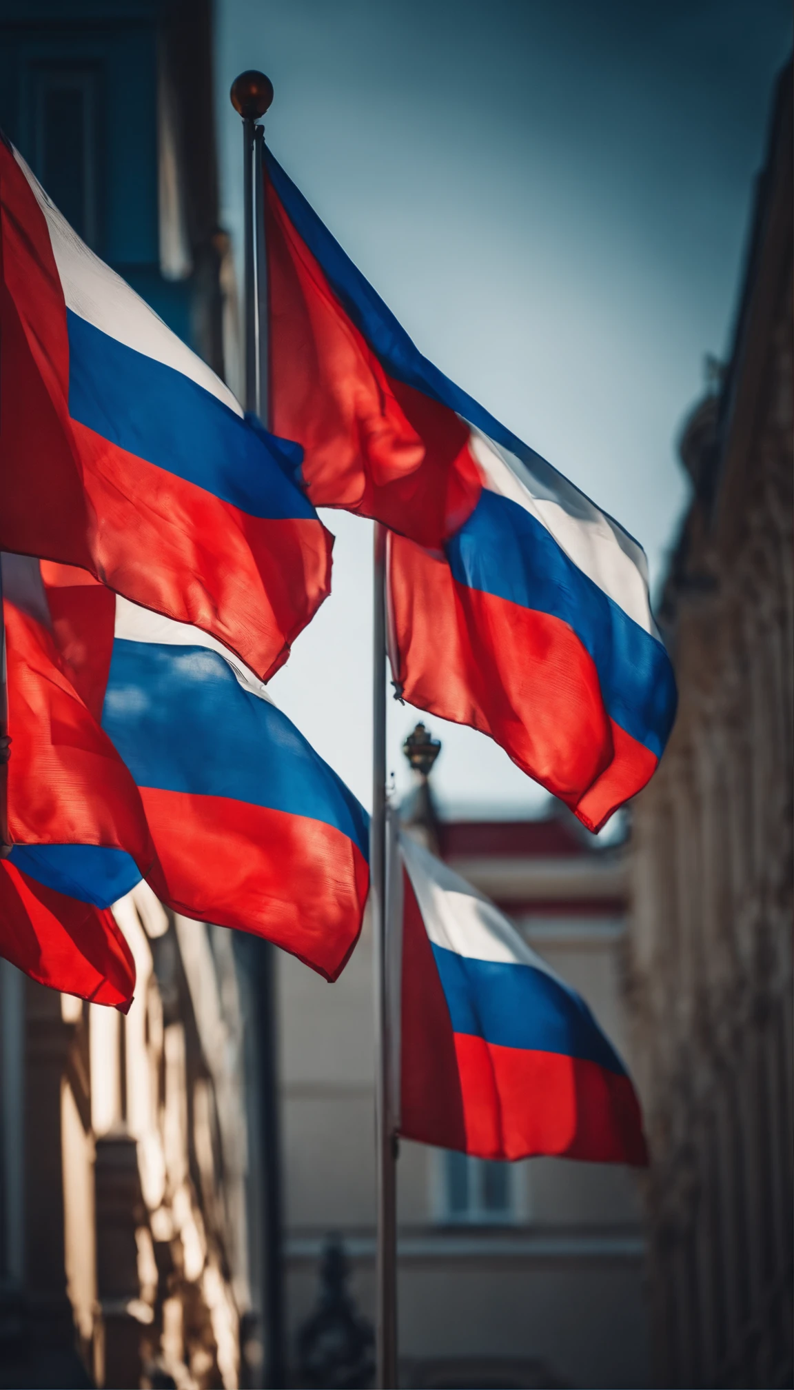 Cool Russian flag up