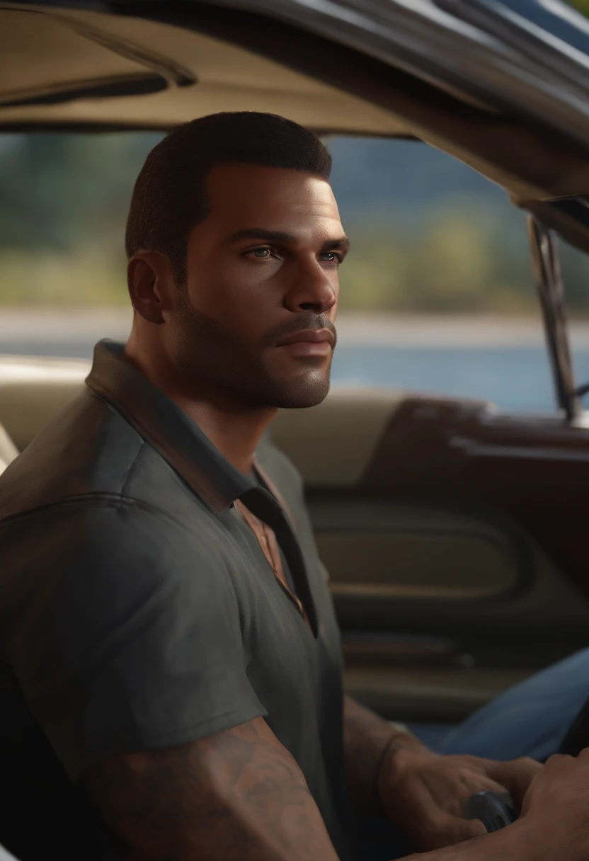 Trevor do gta humano ultra realista e detalhado