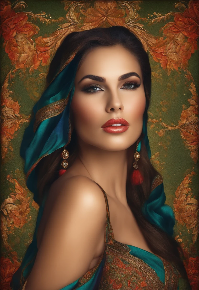 Beautiful woman face