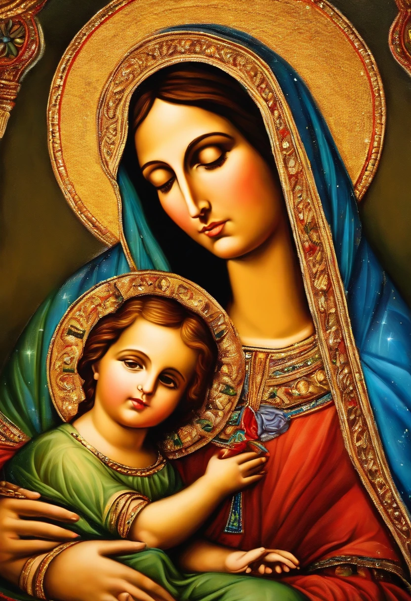 painting of Mary, mother of God