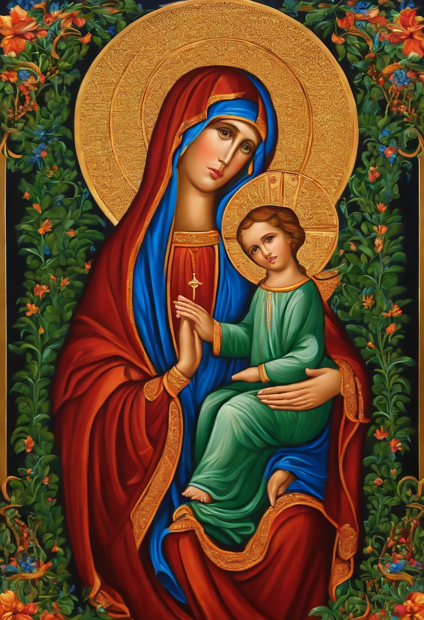 painting of Mary, mother of God