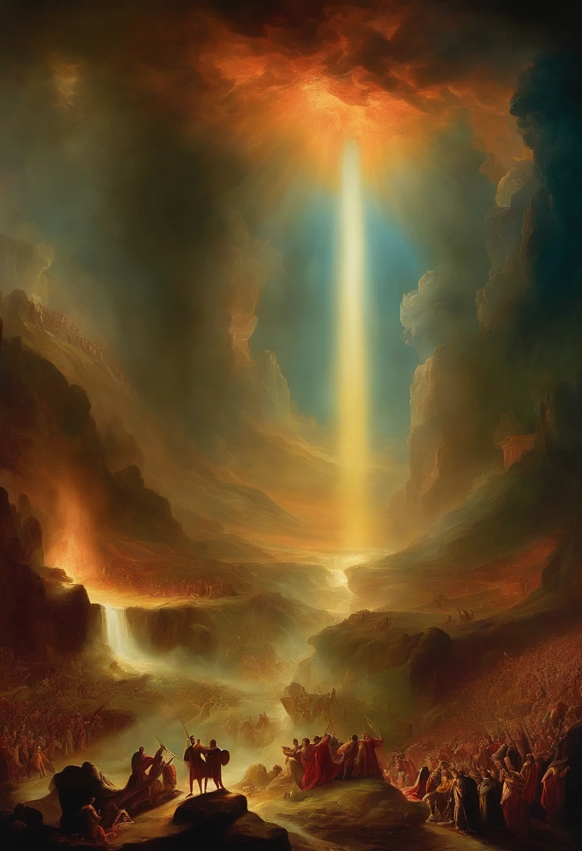 The Last Judgement in the style of British artist John Martin