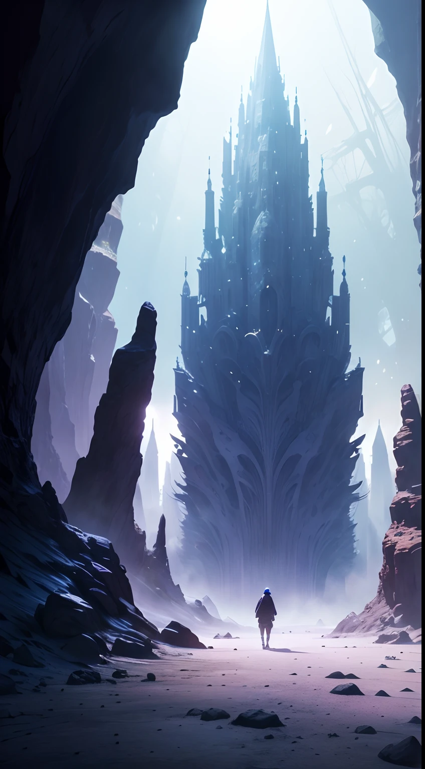 When I landed on the surface of the moon, I was amazed by what I saw. I found a magnificent scene, as if I were in a magical dreamland. The lunar underworld is a vast and mysterious labyrinth full of incredible wonders. The huge cave extends to the horizon and emits a faint blue light, like a dreamy aura. The interior of the cave is covered with colorful crystals that emit a dazzling glow, making you feel like you are in a magical crystal palace. At the end of the cave, a huge underground river flows slowly. The river has a mysterious purple color and gives off an intoxicating fragrance. Colorful plants float on the surface of the water, which shimmer in enchanting colors in the faint moonlight, like a dreamlike wonderland. Walking along the river, I found a huge underground forest. The trees rise tall, with dense foliage and flourishing. The trunk is covered with a strange texture, smooth and powerful, as if it contains endless energy. The animals in the forest are also unique and exotic, birds spread their wings and emit beautiful songs, and small animals play under the trees, like a harmonious and peaceful small world. Out of the underground forest, I came to a vast underground plain. The plain is covered with soft moon dust, like delicate fluff, and it makes a slight sound when stepping on the foot. At the end of the plain is a huge underground city. Towering buildings stand on the plain and exude modern technology. Through the transparent façade of the building, you can see the people coming and going in the city. This underground world made me feel the boundless imagination and creativity of human beings, and it is a mysterious and fascinating place.