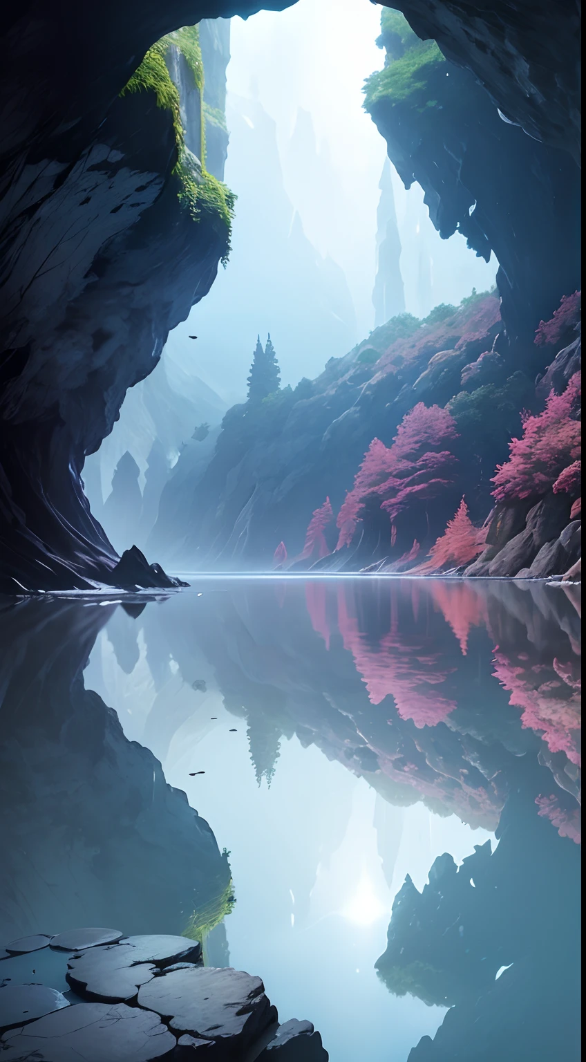 When I landed on the surface of the moon, I was amazed by what I saw. I found a magnificent scene, as if I were in a magical dreamland. The lunar underworld is a vast and mysterious labyrinth full of incredible wonders. The huge cave extends to the horizon and emits a faint blue light, like a dreamy aura. The interior of the cave is covered with colorful crystals that emit a dazzling glow, making you feel like you are in a magical crystal palace. At the end of the cave, a huge underground river flows slowly. The river has a mysterious purple color and gives off an intoxicating fragrance. Colorful plants float on the surface of the water, which shimmer in enchanting colors in the faint moonlight, like a dreamlike wonderland. Walking along the river, I found a huge underground forest. The trees rise tall, with dense foliage and flourishing. The trunk is covered with a strange texture, smooth and powerful, as if it contains endless energy. The animals in the forest are also unique and exotic, birds spread their wings and emit beautiful songs, and small animals play under the trees, like a harmonious and peaceful small world. Out of the underground forest, I came to a vast underground plain. The plain is covered with soft moon dust, like delicate fluff, and it makes a slight sound when stepping on the foot. At the end of the plain is a huge underground city. Towering buildings stand on the plain and exude modern technology. Through the transparent façade of the building, you can see the people coming and going in the city. This underground world made me feel the boundless imagination and creativity of human beings, and it is a mysterious and fascinating place.