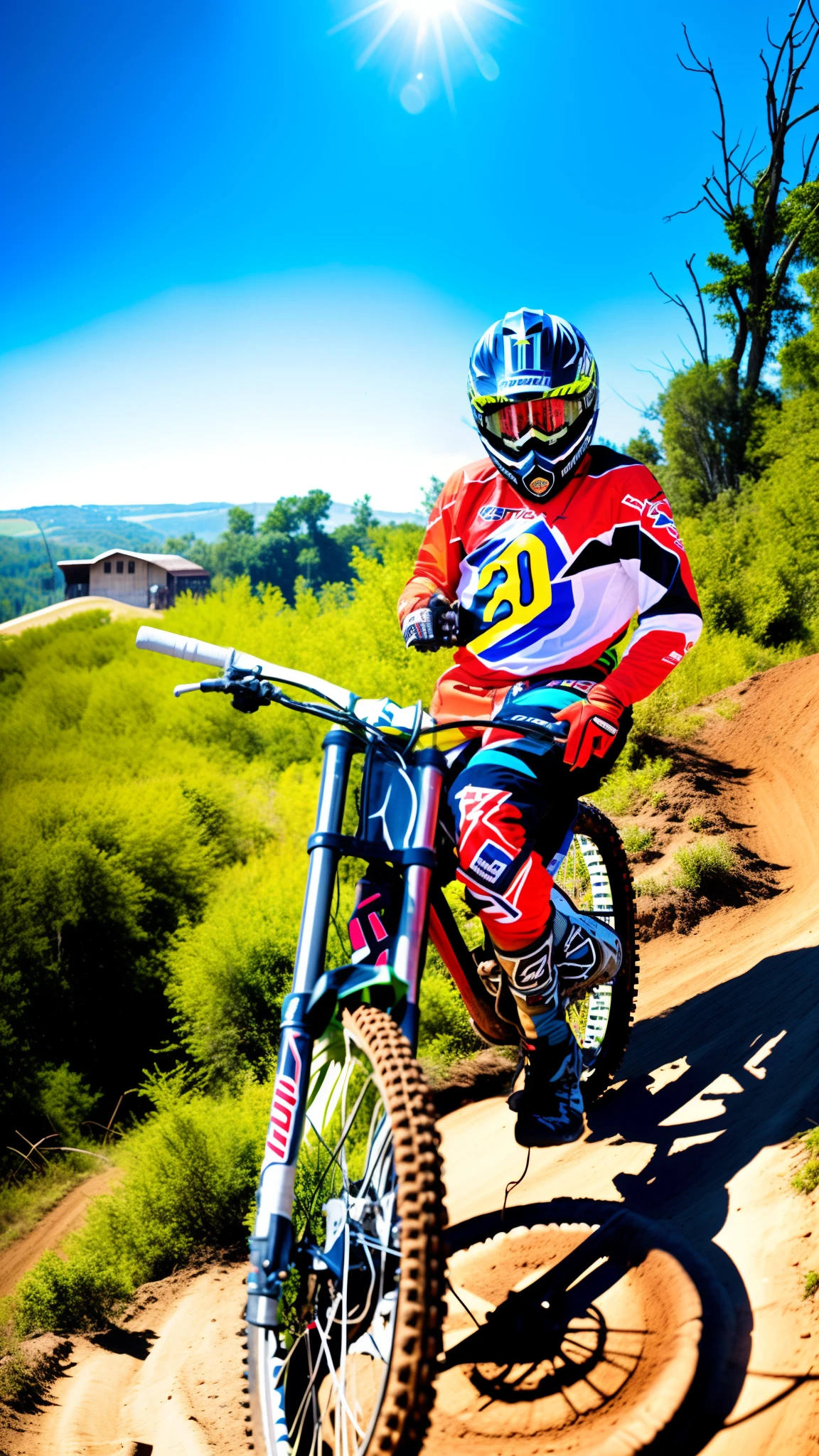 Capacete MotoCross, Only one leg