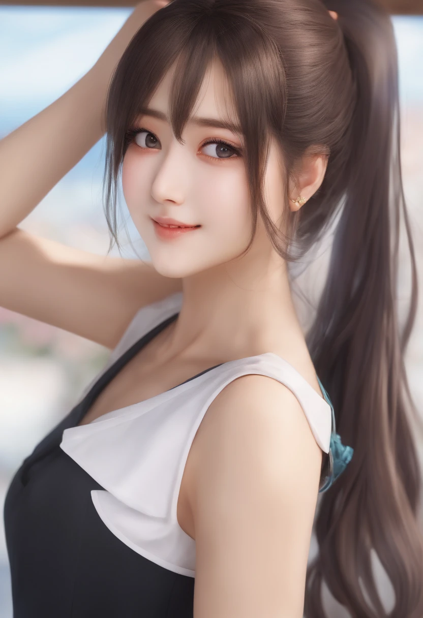 Very detailed eyes, very detailed face, very beautiful woman, best quality, super detailed (photorealistic), very delicate and beautiful legs, beautiful black eyes, absurdity, very detailed facial happy expression, professional illustration, shy, ff Tifa,brown hair,doggystyle,(nfsw:1.5),sex,blowjob,handjob,anal,vaginal,cum inside,cum outside,(bad_pictures, negative_hand-neg:1.2)