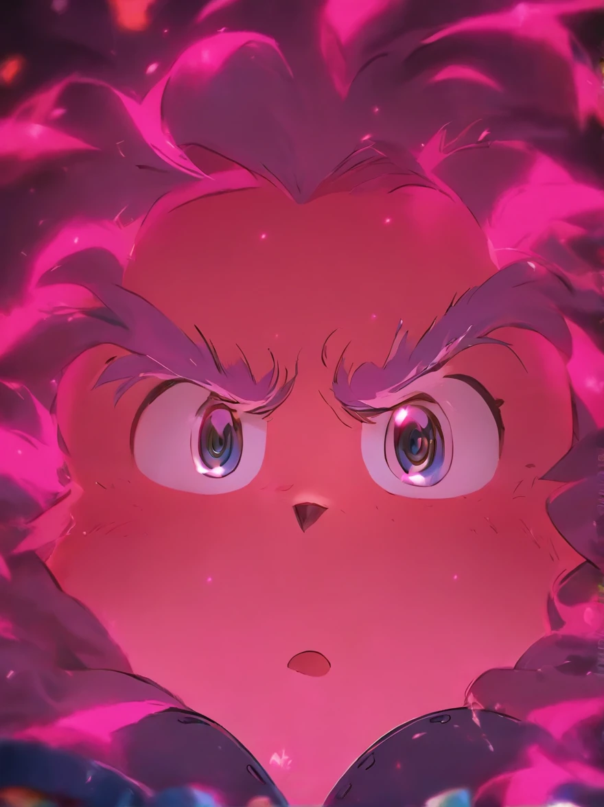 the various expressions of the pink bear with a book, cry, expression love, related character, engrav- ing, bold outlines --ar 3:4, white hair, silver hair, curtained hair, twin drills, hairclip, furrowed brow, wince, eyeball, tears, tsurime, eyes closed, pupils sparkling, crescent earrings, sigh, pout, smile, angry, anime style, diagram, pov, bust chart