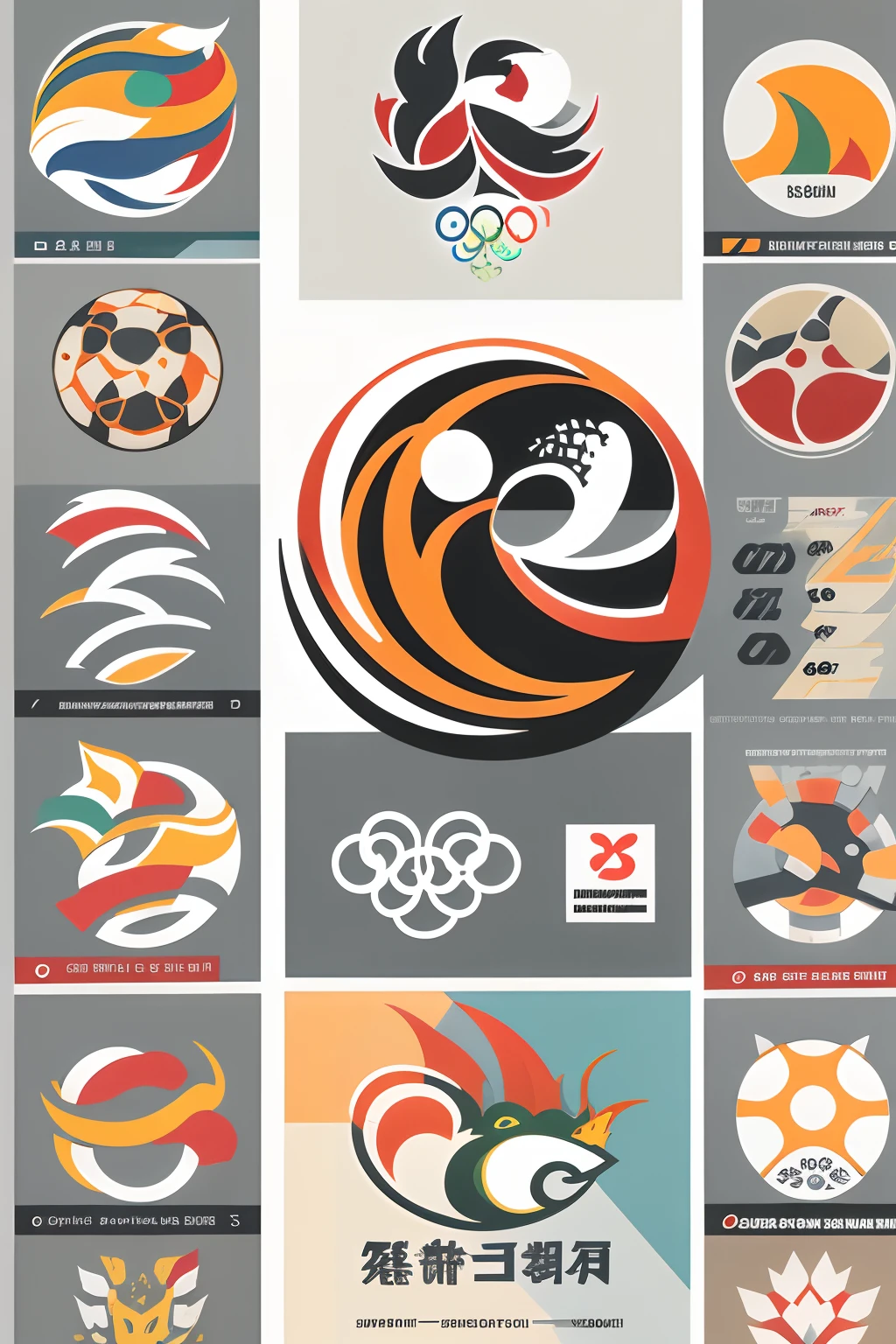 LOGO, sports meet, Olympic logo, Asian Games logo, generate a logo for a sports festival, Symbols with a sense of strength, sporty symbols, Sense of speed, 6, The sixth edition, the number six, and the logo of the sixth edition of the Games reflect the number six, cartoons, geometric shapes, abstractions, sports festival, sports event logo, emblem, The 6th Sports Festival, sport, primary school, school, school sports event logo
