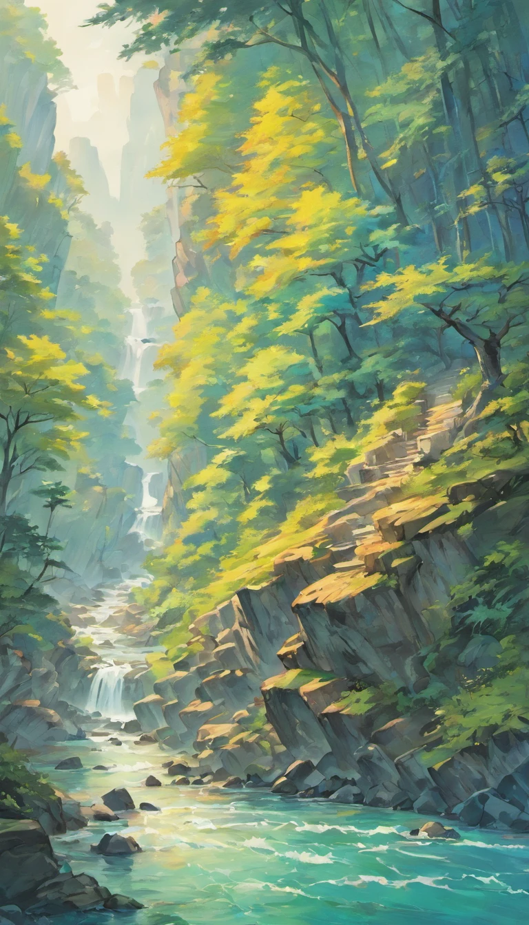 A painting of mountains with rivers and villages, Chinese painting style, inspired by Huang Binhong, Traditional Chinese Ink Painting, Chinese ink painting, Traditional Chinese painting, Traditional Chinese art, inspired by Zhang Shunzi, Chinese landscape, China ink painting, Chinese painting, inspired by Wang Shishen, Inspired by Zhang Daqian