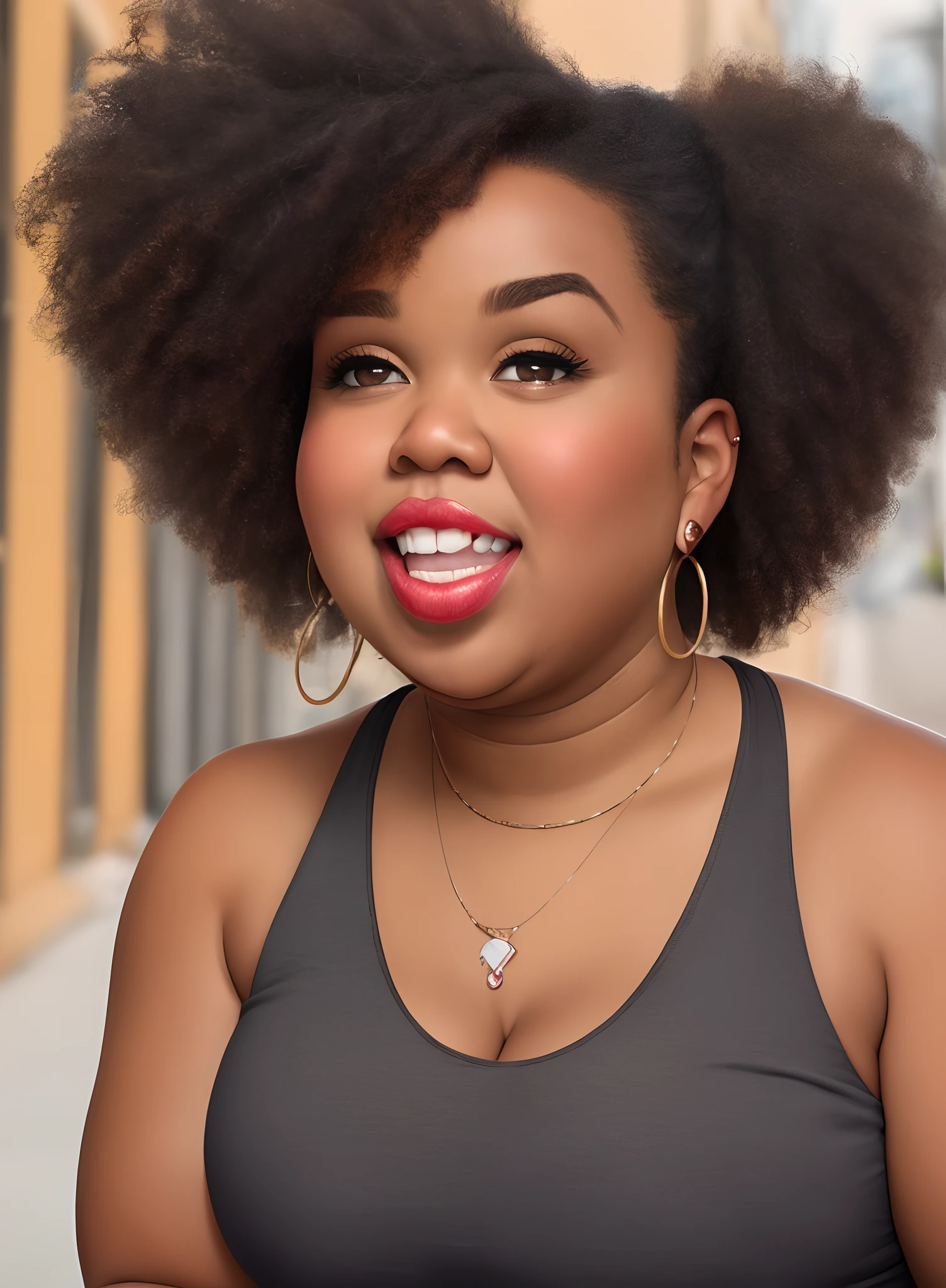 thick bbw women big but round face lightskin medium size lips