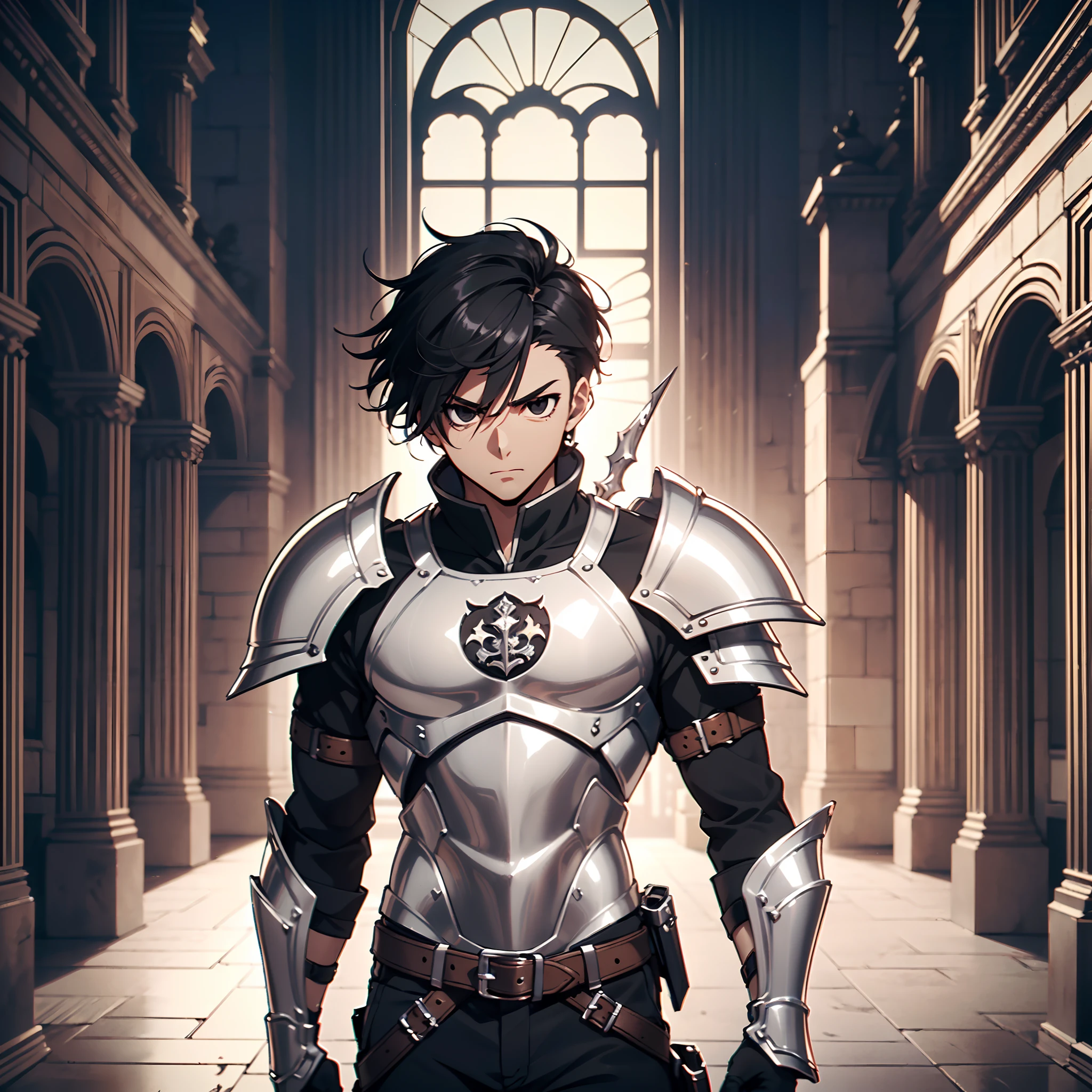 128K Ultra High Definition,
128K Ultra High Quality,
128K Ultra High Resolution,
Best Definition,
Best Quality,
Best Resolution,
Perfectly Detailed,
Perfectly Designed,
Extremely Detailed,
Extremely Designed,
Hyper Detailed,
Hyper Definition,
Hyper Quality,
Hyper Resolution,
Masterpiece,
(((Anime))),
Body Shot,
(((Boy))),
Handsome,
Muscular Body,
(((Black Short Hair))),
(((Black Eyes))),
(((Hyper Detailed & Perfectly Designed With Ultra High Quality Platinum Assassin Armor))),
(((Inside Of Medieval Royal Palace Background Scenery))),