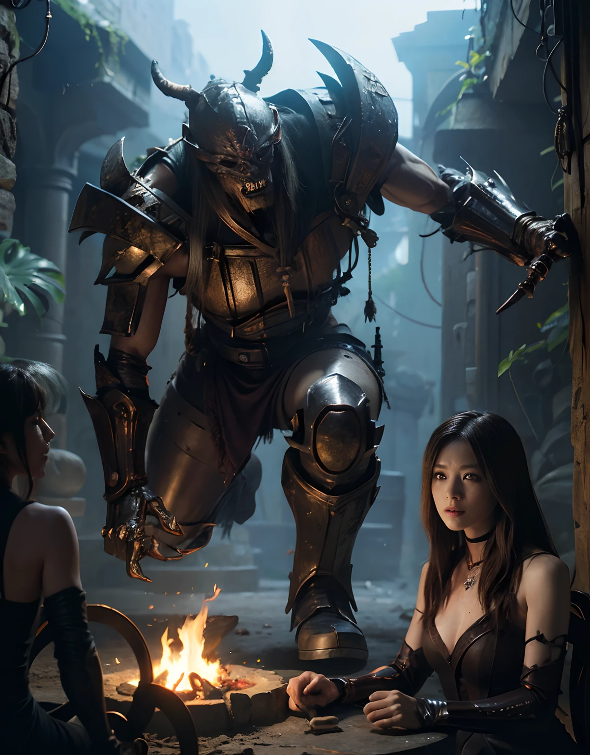 (One Knight Girl)、top-quality、​masterpiece、超A high resolution、(Photorealsitic:1.4)、Raw photo、女の子1人、Fight mutants、（Wear the Dark Knight's Armor）、glowy skin、(((Dark Fantasy)))、With a beautiful sword and shield、（Black Metal Bodysuit）、(Fight goblins、ogre、Fierce battle with orcs),（Fight fiercely against aliens）、Fight fiercely、(Skeleton collective background),(Background of decaying dungeon ruins)、（Skeleton helmet）、(Fighting Demonic Beasts)、(Small LED)、((super realistic details))、portlate、(Strong giant demon beast background),globalillumination、Shadow、octan render、8K、ultrasharp、Colossal tits、Raw skin is exposed in cleavage、metals、Details of complex ornaments、Japan details、highly intricate detail、Realistic light、(Mystical expression),CGSoation Trends、Red Eyes、radiant eyes、Facing the camera、neon details、(Mechanical limbs)、(blood vessels connected to tubes)、()、Gundam、Small LED、Toostock、（Fight aliens on another planet）、（Attack of the Monster Beasts）、（Wounded in a deadly battle）、