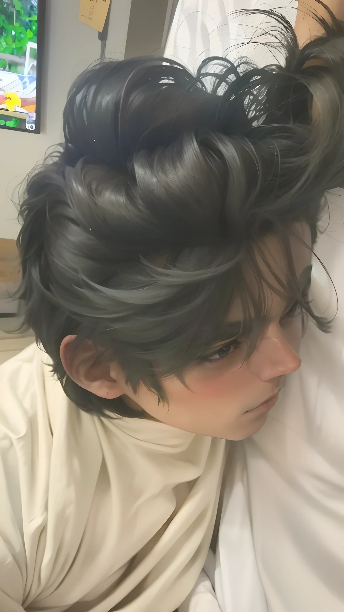 Realistic, High quality, male anime character