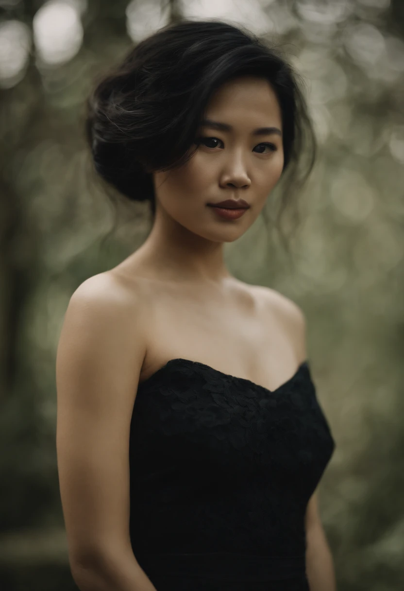 Asian Sex Slave, black choker
