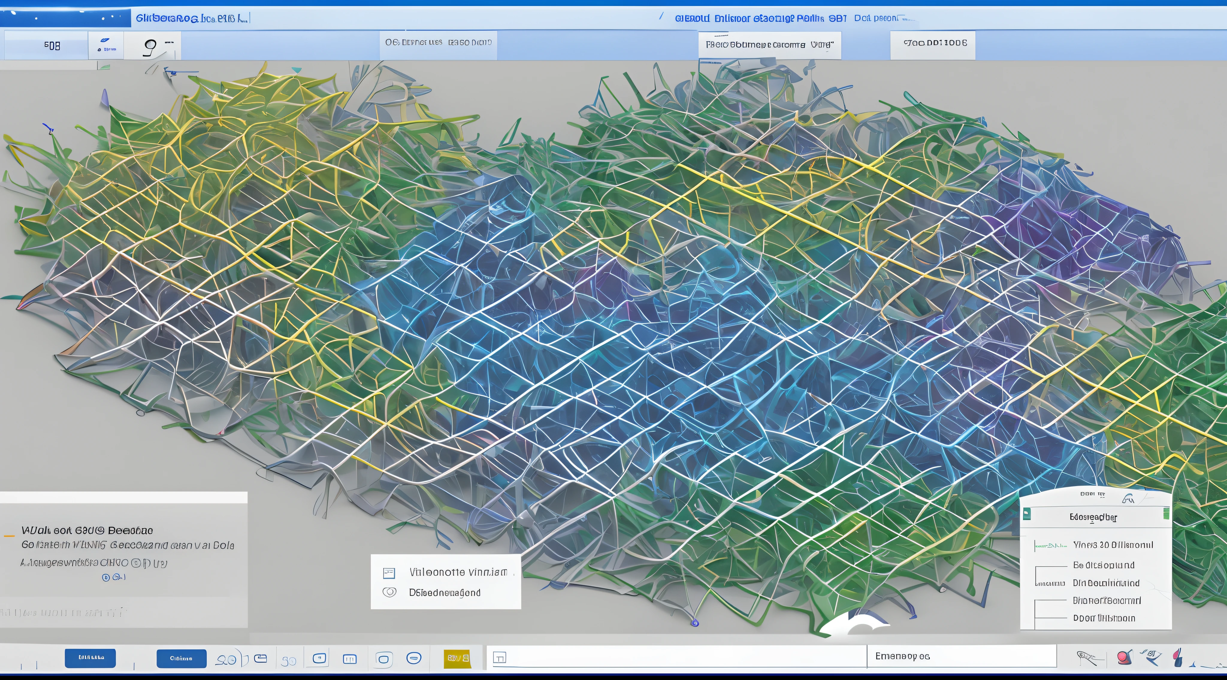 Engaging 3D visualization featuring stunning graphs、glinting